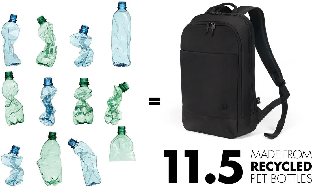 DICOTA Eco Backpack Slim MOTION D32013-RPET 13-15.6 inch Black