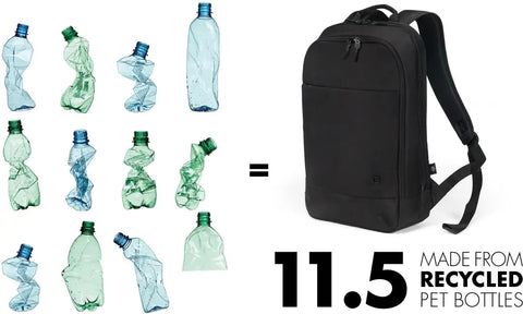 DICOTA Eco Backpack Slim MOTION D32013-RPET 13-15.6 inch Black