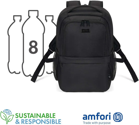 DICOTA Backpack Eco CORE D32027-RPET 13-14.1 inch Black