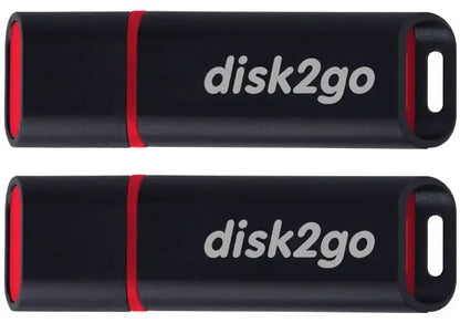DISK2GO USB-Stick passion 2.0 8GB 30006571 USB 2.0 double pack