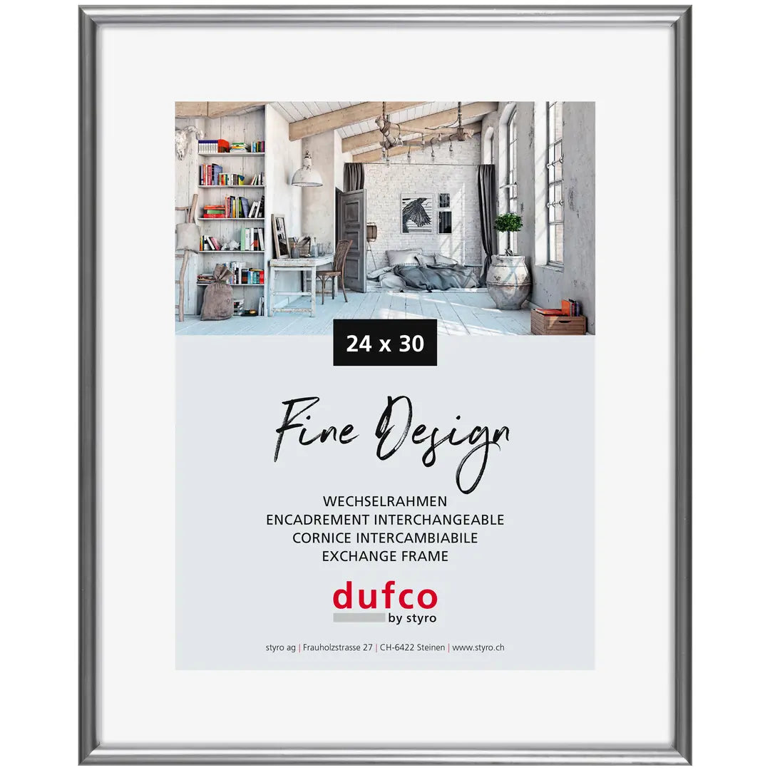 DUFCO Bilderrahmen 24x30cm 1400.40028 silber