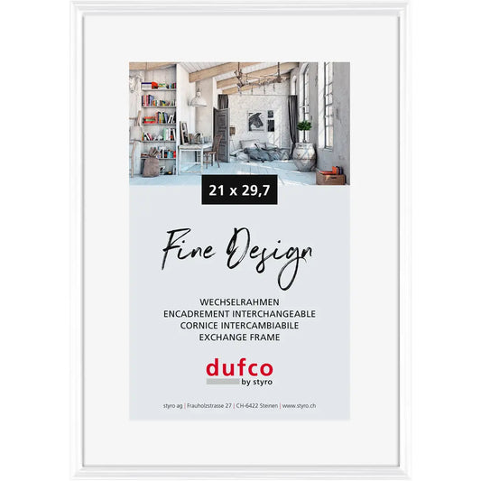 DUFCO Bilderrahmen 21x29.7cm 1400.40039 Fine Design weiss