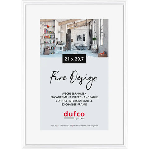 DUFCO Bilderrahmen 21x29.7cm 1400.40039 Fine Design weiss