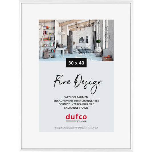 DUFCO Bilderrahmen 30x40cm 1400.40041 Fine Design weiss