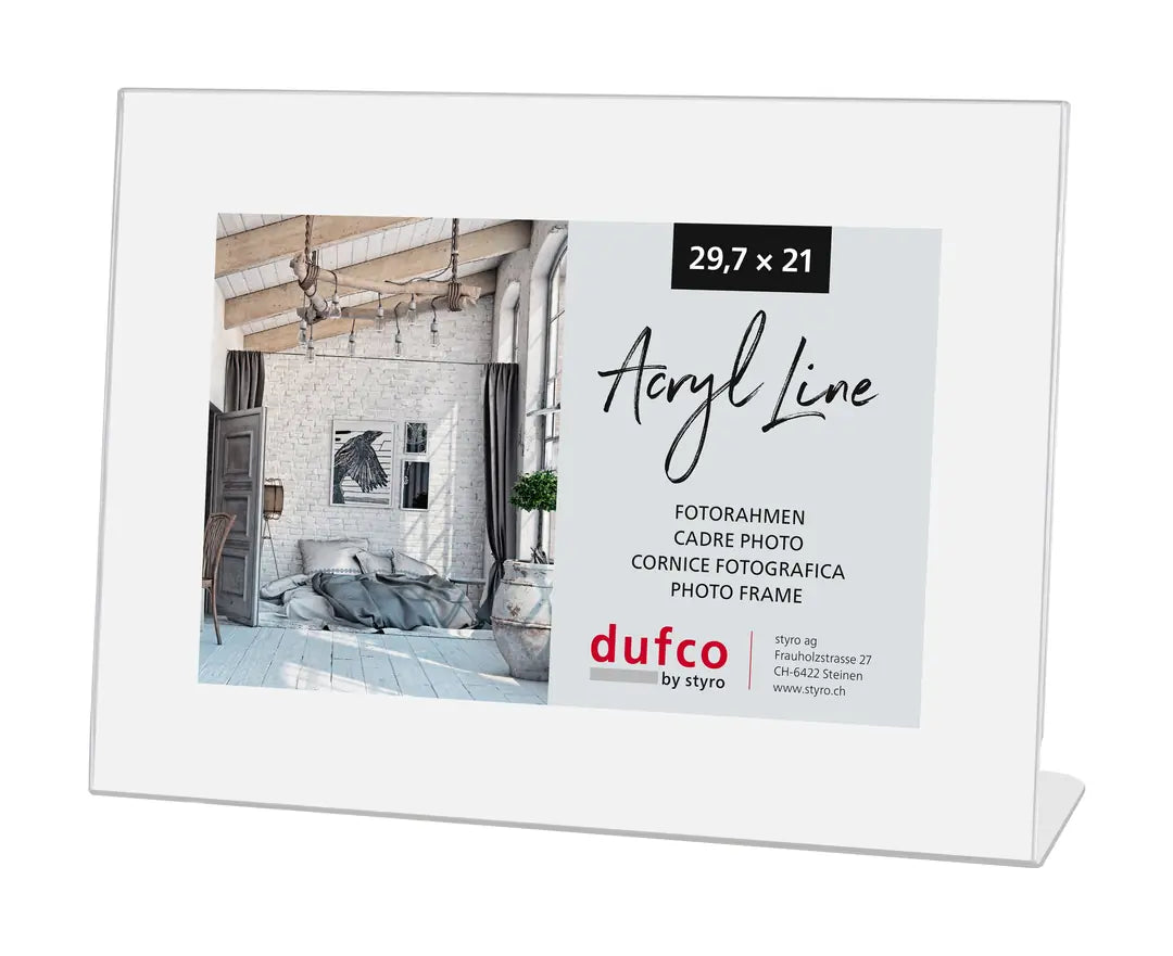 DUFCO Acryl-Bilderrahmen 21x29.7cm 1420.00086 quer