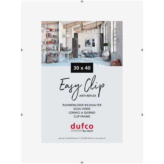 DUFCO Cliprahmen (ohne Rahmen) 1420.41005 30x40cm