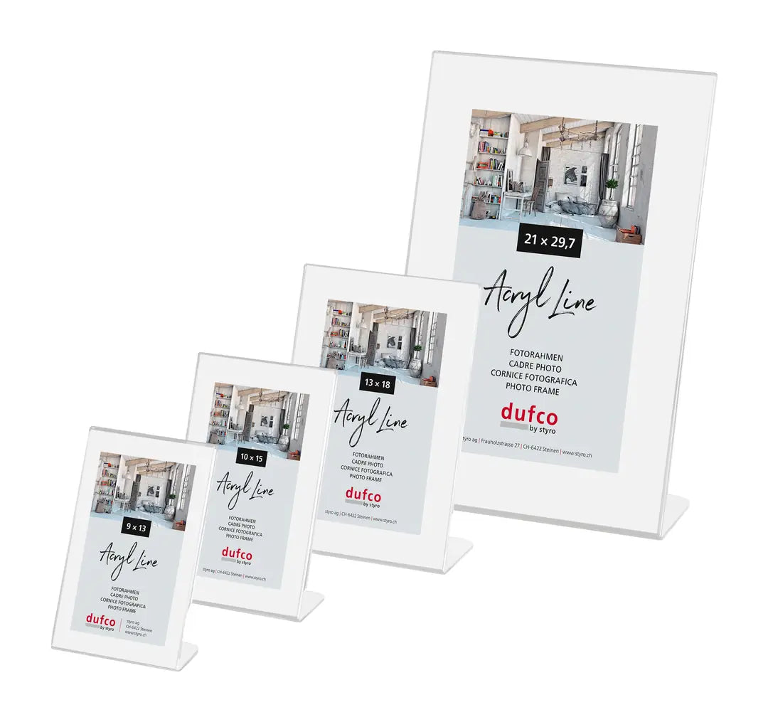DUFCO Acryl-Bilderrahmen 13x18cm 1420.60213 hoch