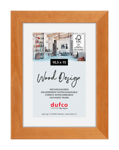 DUFCO Holz-Bilderrahmen 10.5x15cm 1610.80596 Toronto Kirschbaum