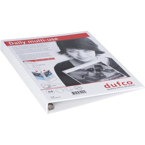 DUFCO Präsentationsordner 31157 A4 2.8cm weiss