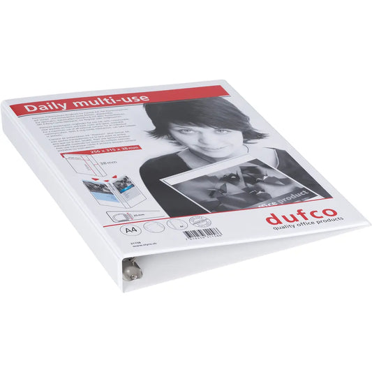 DUFCO Präsentationsordner 31158 A4 3.8cm weiss