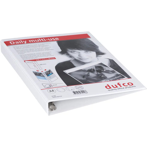 DUFCO Präsentationsordner 31158 A4 3.8cm weiss