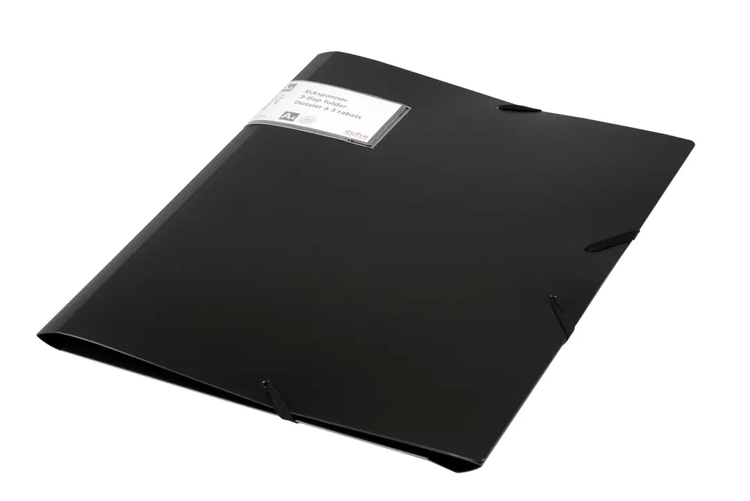DUFCO Gummibandmappe A4 51500.0364 schwarz Kunststoff