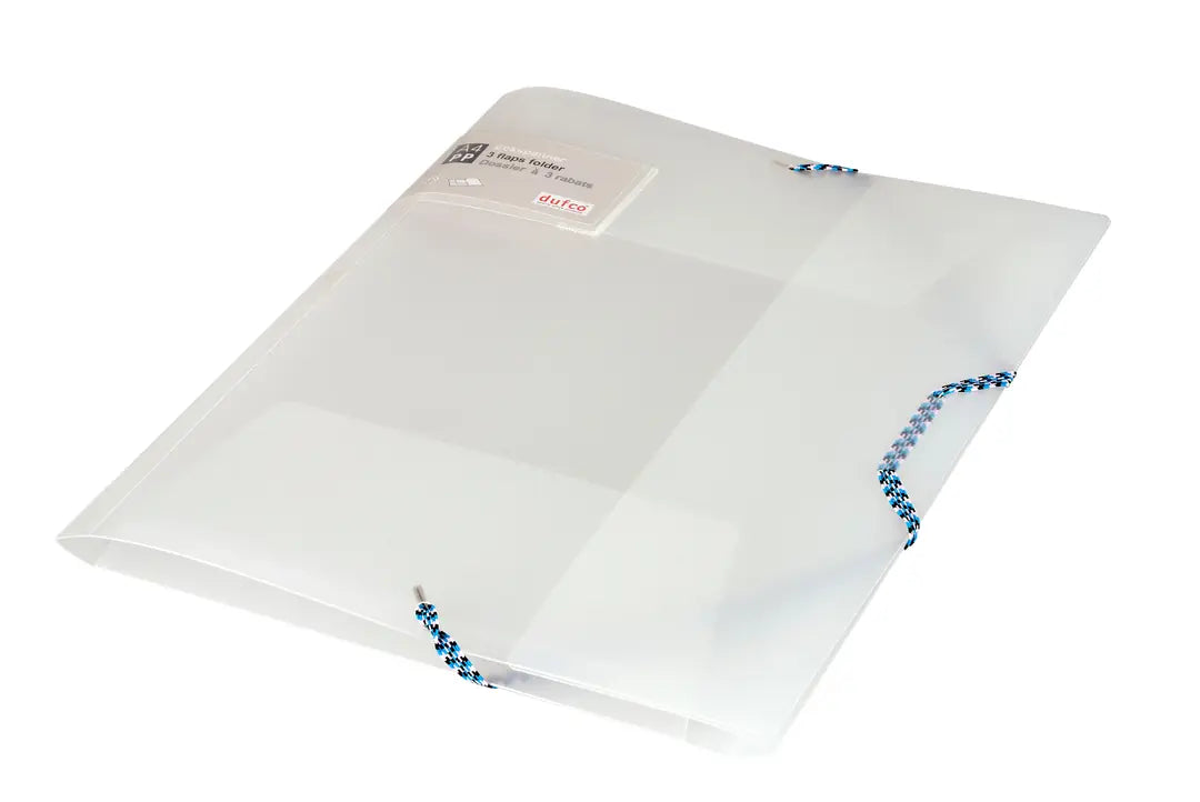 DUFCO Gummibandmappe A4 51500.03644 transparent Kunststoff