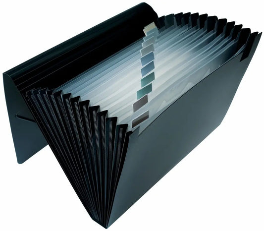 DUFCO Expanding File 51500.03679 schwarz 12 Fächer