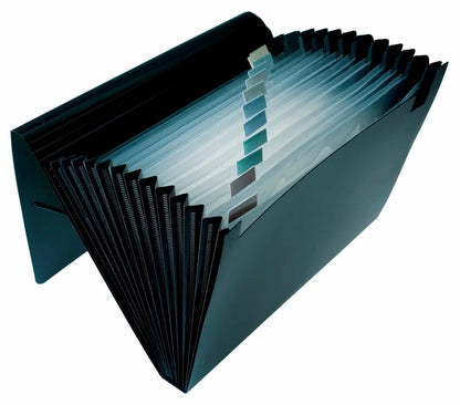 DUFCO Expanding File 51500.03679 schwarz 12 Fächer
