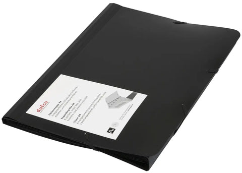 DUFCO Expanding File 51500.03691 schwarz 6 Fächer