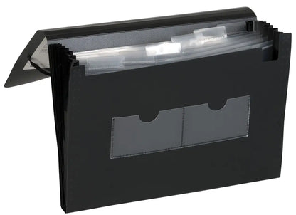 DUFCO Expanding File 51500.03691 schwarz 6 Fächer