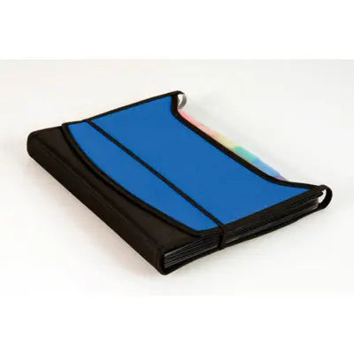 DUFCO Fächermappe SoftTouchNylon A4 51500.03822 royalblau/schwarz 13 Fächer