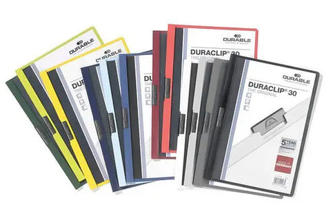 DURABLE Klemmhefter DURACLIP 30 220028 für 30 Blatt A4 nachtblau