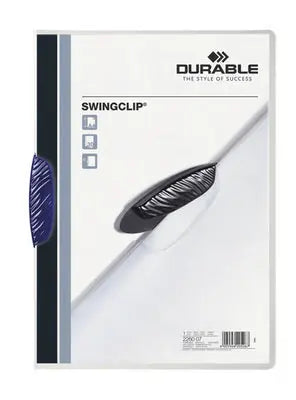 DURABLE Klemmhefter SWINGCLIP 226007 für 30 Blatt A4 dunkelblau
