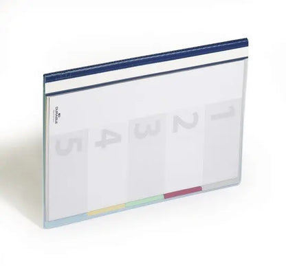 DURABLE Organisationsheft. Divisioflex 255706 für 100 Blatt A4,5-teilig blau