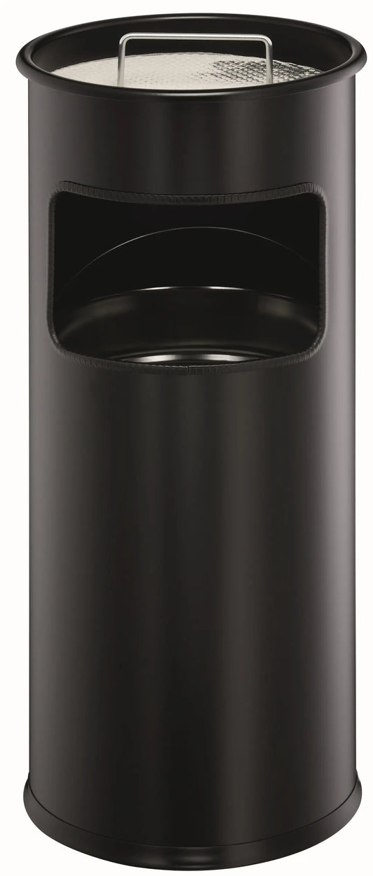DURABLE Abfalleimer 333001 mit Ascher, 17L, schwarz