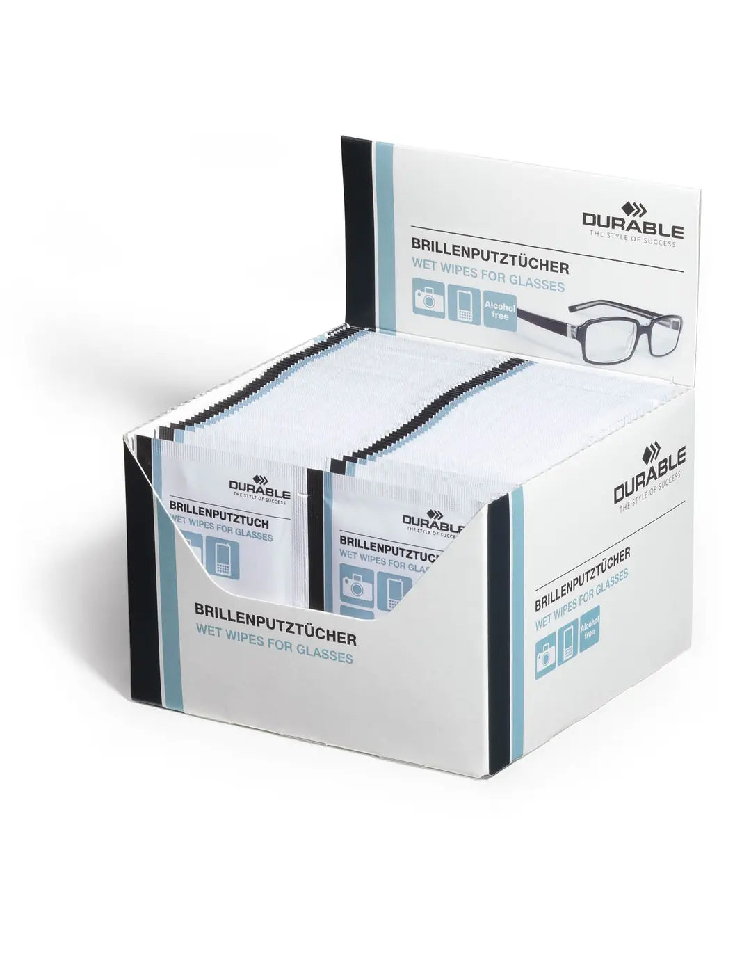 DURABLE Brillenputztücher 585302 Reinigungstücher 100 Stück