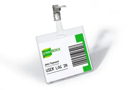 DURABLE Namensschild mit Clip 800319 transp., PVC, 60x90mm 25 Stk.