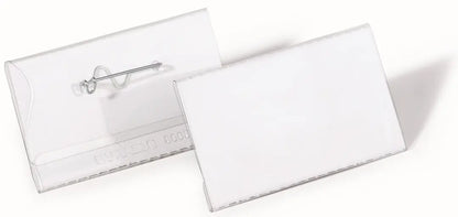 DURABLE Namensschilder 860819 mit Nadel 40x75mm 10 Stk.