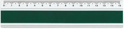 DUX Lineal Joy Color 15cm FA-JC/15G Alu, grün