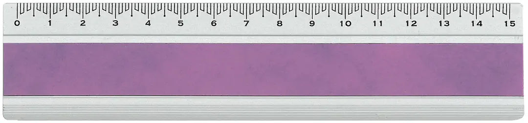 DUX Lineal Joy Color 15cm FA-JC/15L Alu, lila