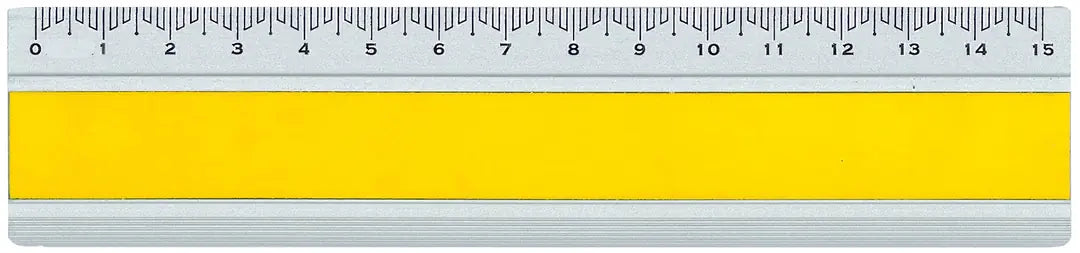 DUX Lineal Joy Color 15cm FA-JC/15Y Alu, gelb