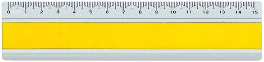 DUX Lineal Joy Color 15cm FA-JC/15Y Alu, gelb