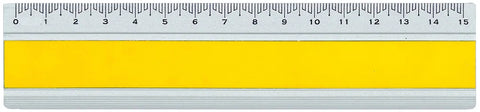 DUX Lineal Joy Color 15cm FA-JC/15Y Alu, gelb