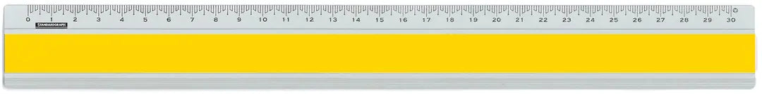 DUX Lineal Joy Color 30cm FA-JC/30Y Alu, gelb