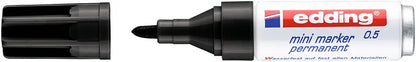 EDDING Mini Marker permanent 1,5-3mm 0-1 schwarz