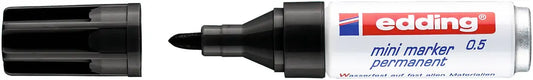 EDDING Mini Marker permanent 1,5-3mm 0-1 schwarz