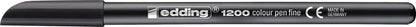 EDDING Faserschreiber 1200 0.5-1mm 1200-1 schwarz