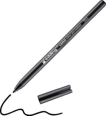 EDDING Fasermaler 1300 color pen 2mm 1300-1 schwarz