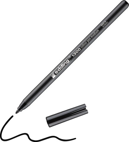 EDDING Fasermaler 1300 color pen 2mm 1300-1 schwarz
