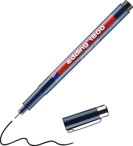 EDDING Profipen 1800 0.35mm 1800-1-03 schwarz