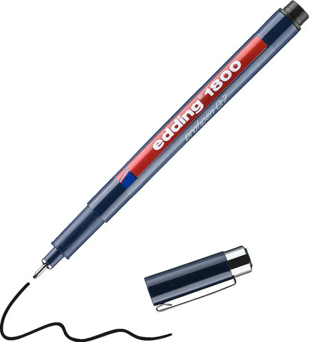 EDDING Profipen 1800 0.70mm 1800-1-07 schwarz