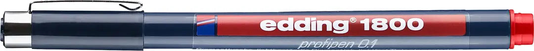 EDDING Profipen 1800 0.10-0.25mm 1800-2-01 rot