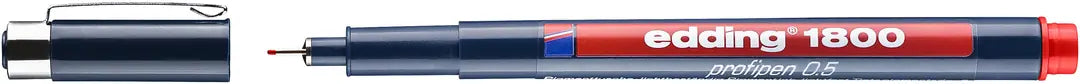 EDDING Profipen 1800 0.50mm 1800-2-05 rot