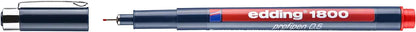 EDDING Profipen 1800 0.50mm 1800-2-05 rot