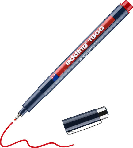 EDDING Profipen 1800 0.70mm 1800-2-07 rot