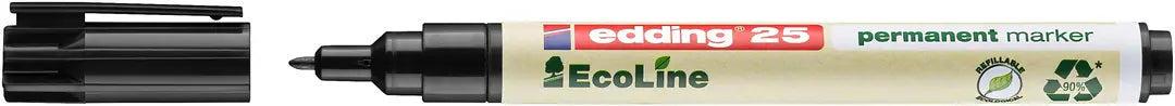 EDDING Permanent Marker 25 EcoLine 25-1 schwarz