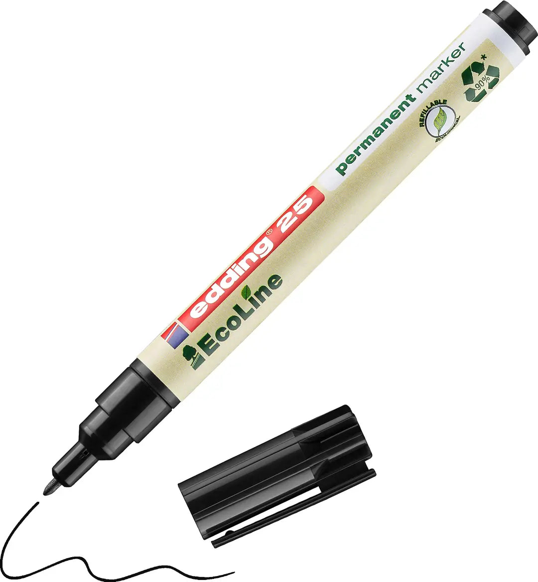 EDDING Permanent Marker 25 EcoLine 25-1 schwarz