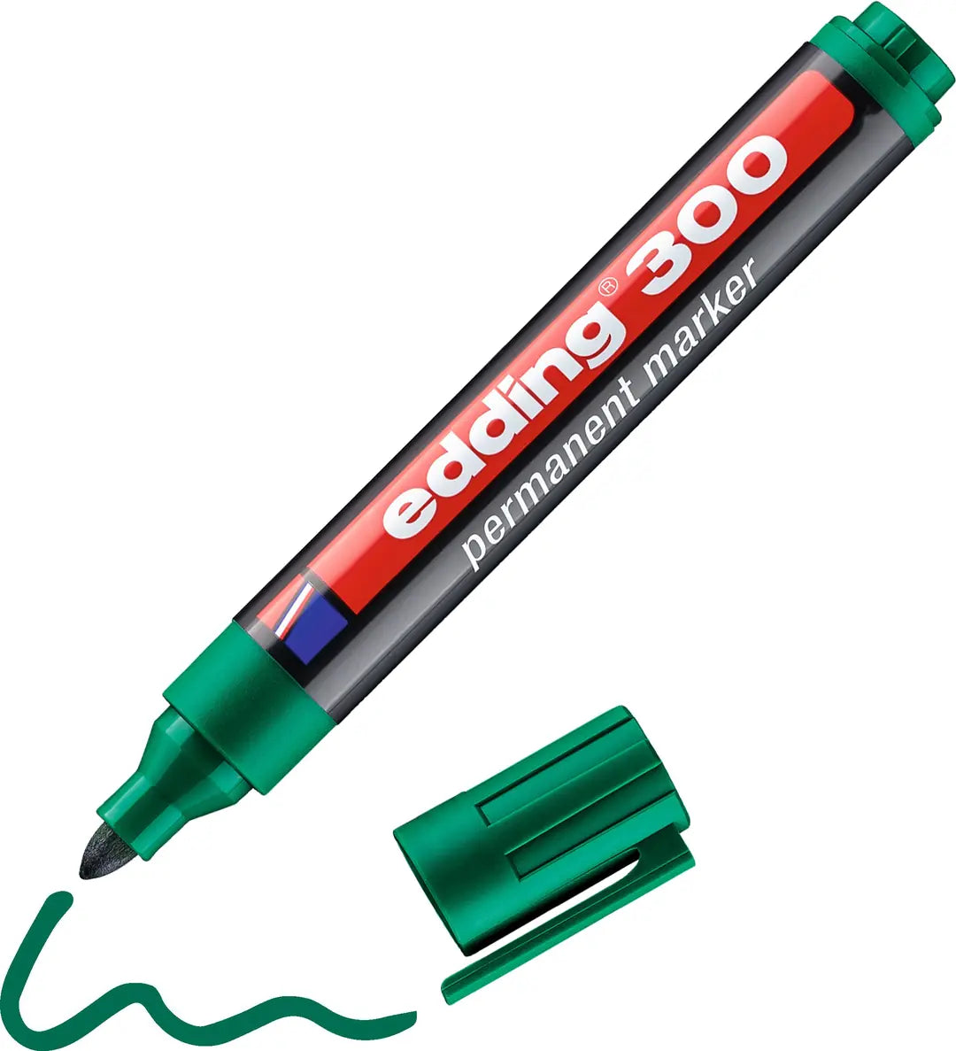 EDDING Permanent Marker 300 1,5-3mm 300-4 grün