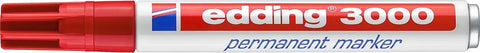 EDDING Permanent Marker 3000 1.5-3mm 3000-2 rot, wasserfest
